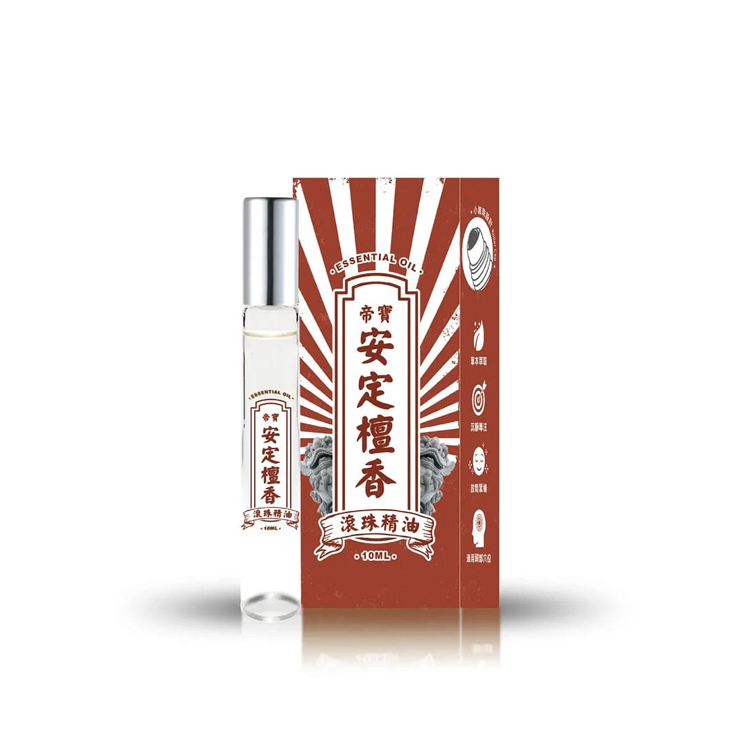 Taiwan Kinman Sandalwood Yi Tiao Gen Essential Oil Roller 10 ml