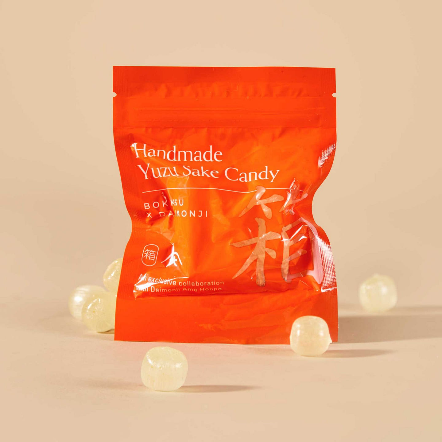 Handmade Yuzu Sake Candy (1 Bag) 51 g
