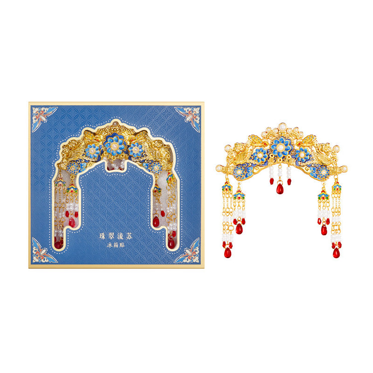 宫廷宝贝珠翠双层创意冰箱贴礼品 1件装 1 箱