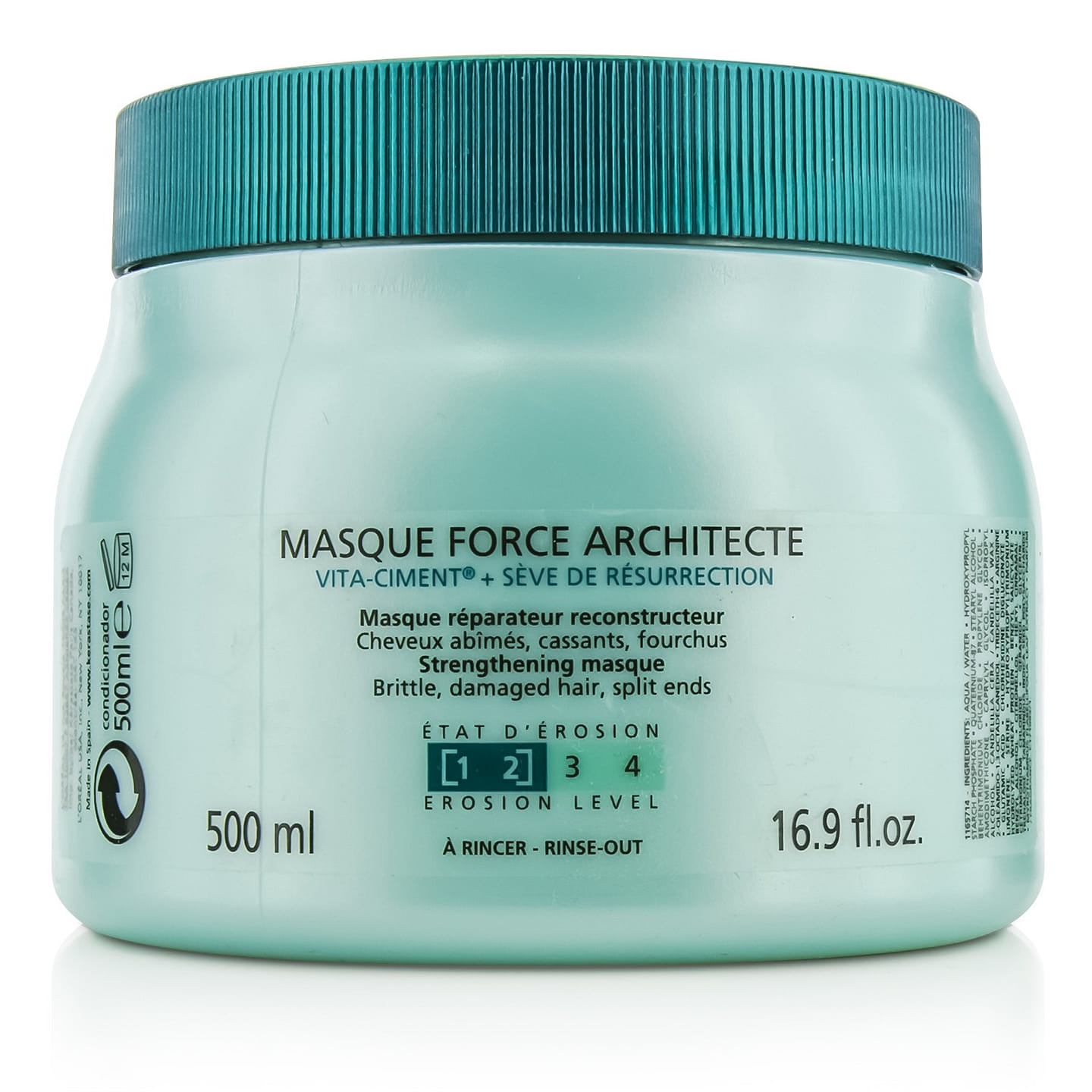 Kerastase Resistance Force Architecte Reconstructing Masque (For Brittle, Very Damaged Hair, Split Ends) 500ml/16.9oz 500 ml