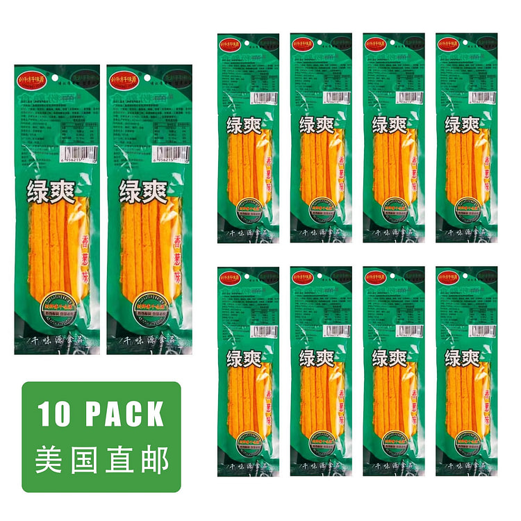 【美国直邮】绿爽 辣条10包