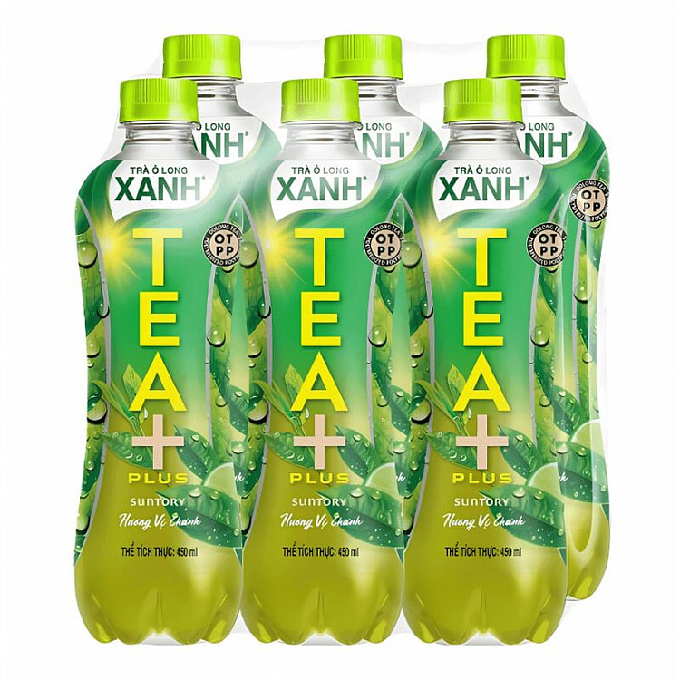 Tea+ Plus Green Oolong Tea 6 Bottle
