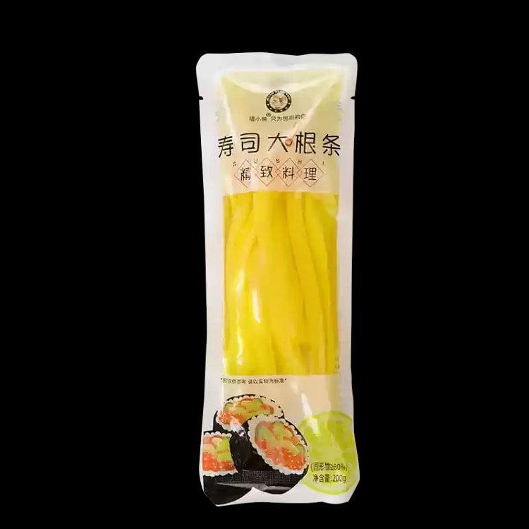 Sushi Yellow Pickled Radish Strips 200g 400 g