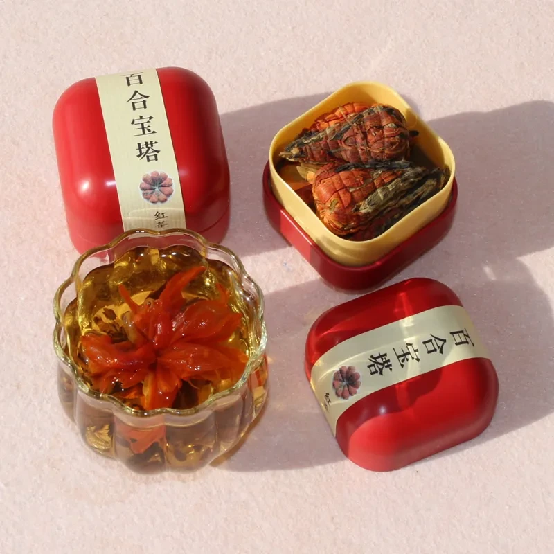 雲南高山濃香型蜜香花香百合滇紅寶塔紅茶- Weee!
