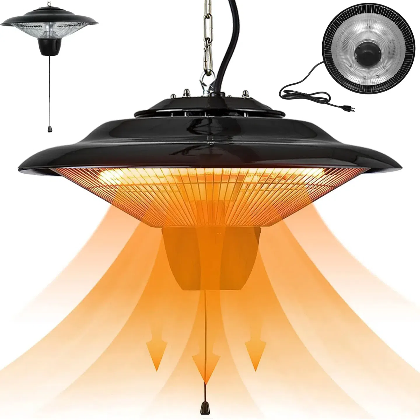 Hanging House Patio Heater 1500W Electric Waterpro 1 box