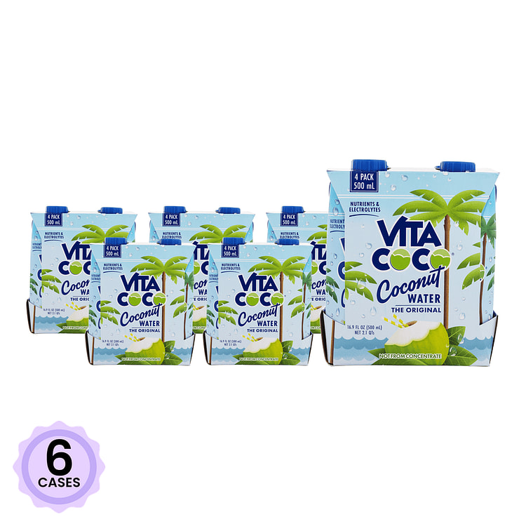 Vita Coco 椰子水 500 毫升*4 包*6 箱