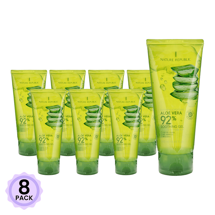 自然乐园 滋润芦荟胶 支装 250 毫升*8 包