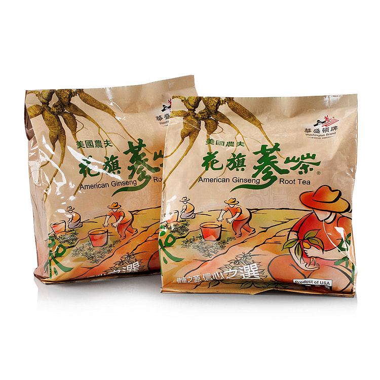 永合丰 美国威州 原枝花旗参茶 2 x 34包 1 份