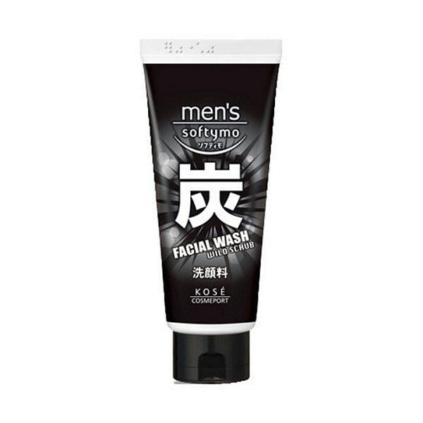 コーセー メンズ ソフティモ フェイシャルウォッシュ 炭 130g 1 個
