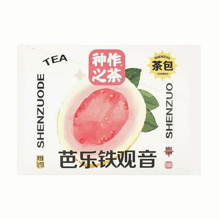 神作之茶 芭乐铁观音 水果茶茶包 3g*15包入