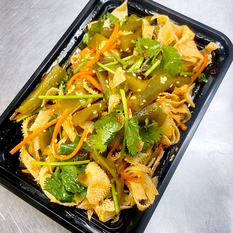 红油贡菜拌毛肚 小辣250G