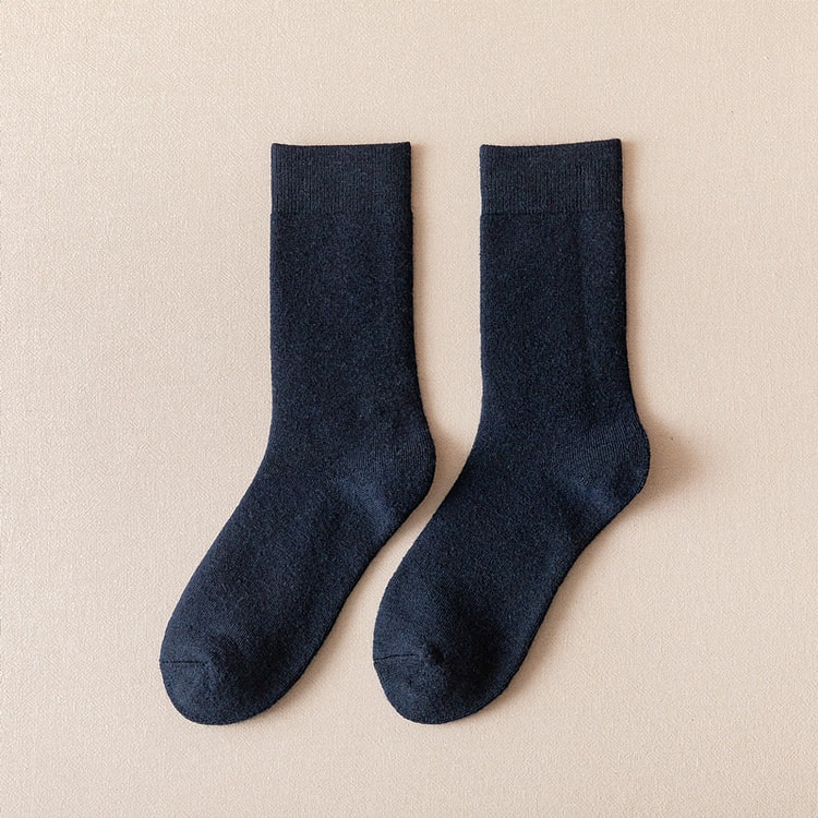 50%高含量冬季男士羊绒袜（藏青色3双） 1 包