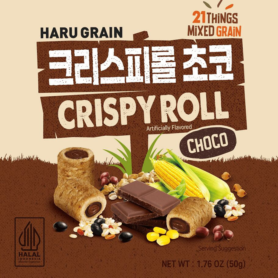 Hy Haru 谷物脆皮卷巧克力 1.76 盎司