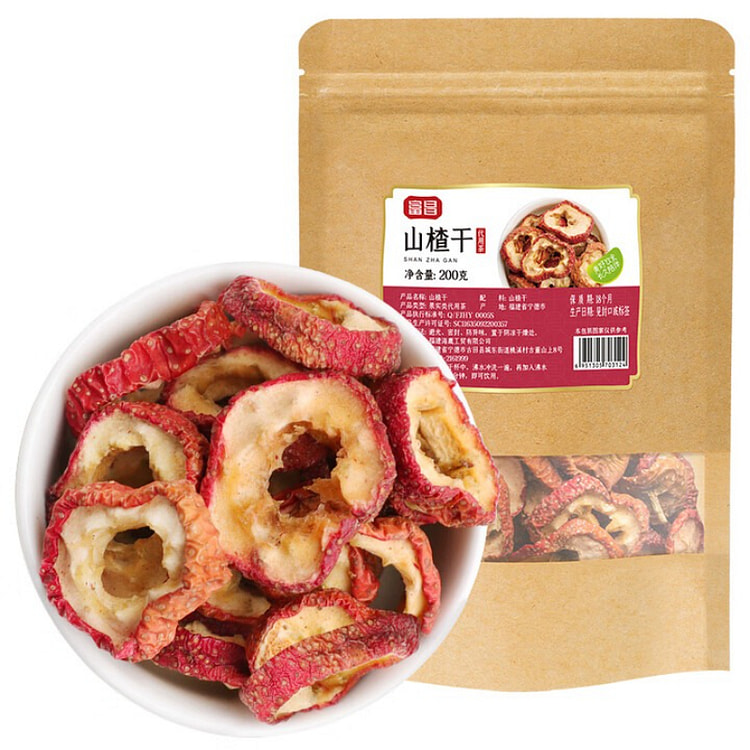 Seedless Dried Hawthorn Tea Ingredient 200g*1 Bag 200 g