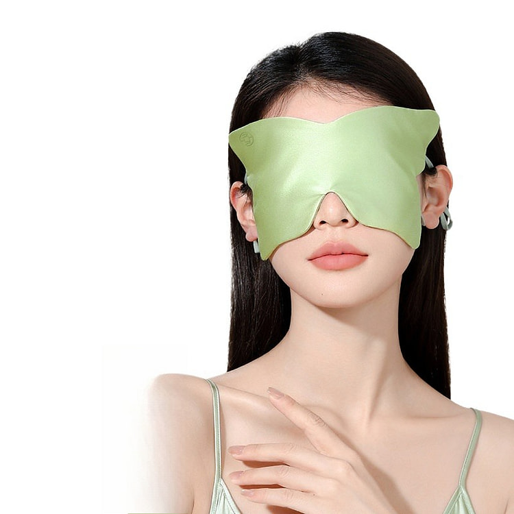 Real Silk Eye Mask, Indigo Green 21.7 * 10.8 Cm 1 box