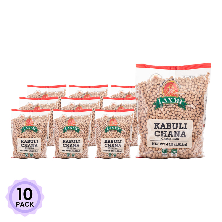Laxmi Kabuli Chana (Chickpeas) 4 lb*10 pack