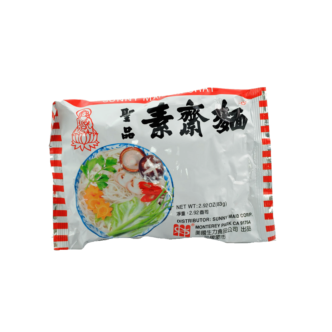 Sunny Maid Brand Instant Noodle Vegetable Flavor 1 count 1 each