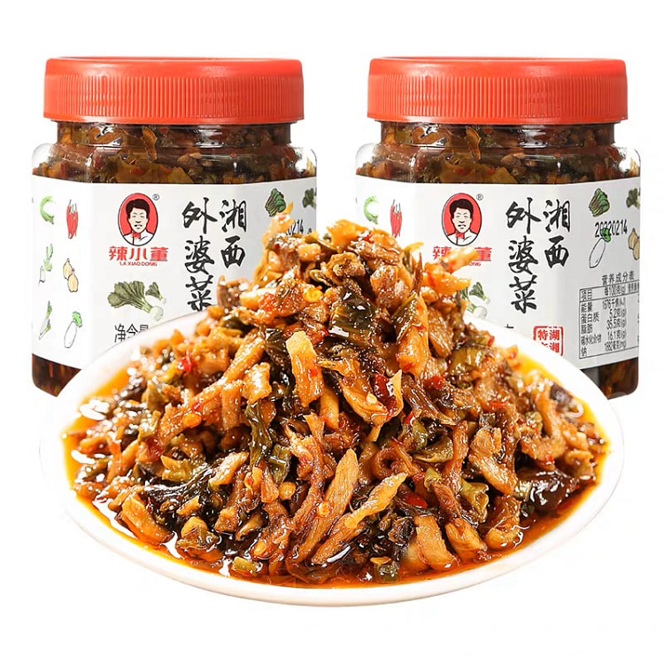 湘西外婆菜 湖南特产 农家自制下饭开味 香辣酱咸腌菜  280g*1瓶
