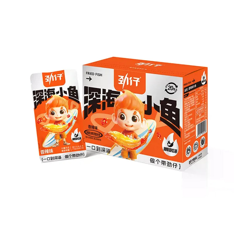 Jinzai Small Fish Snacks Spicy Flavor 200g 200 g