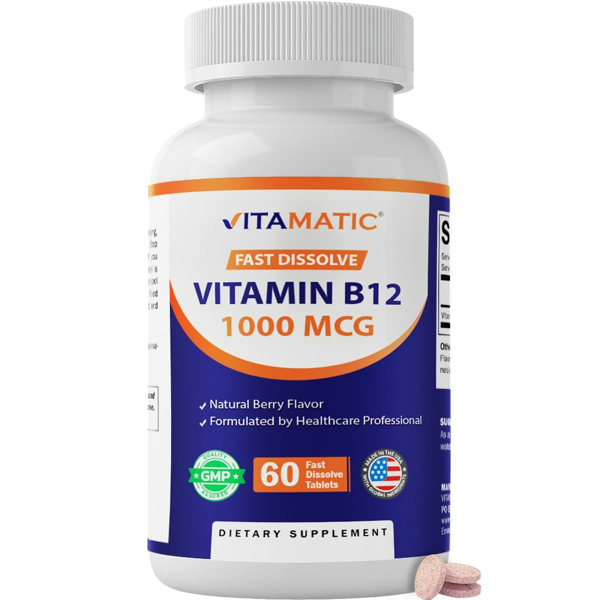 Vitamin B12 1000 mcg 60 Tablets 1 each