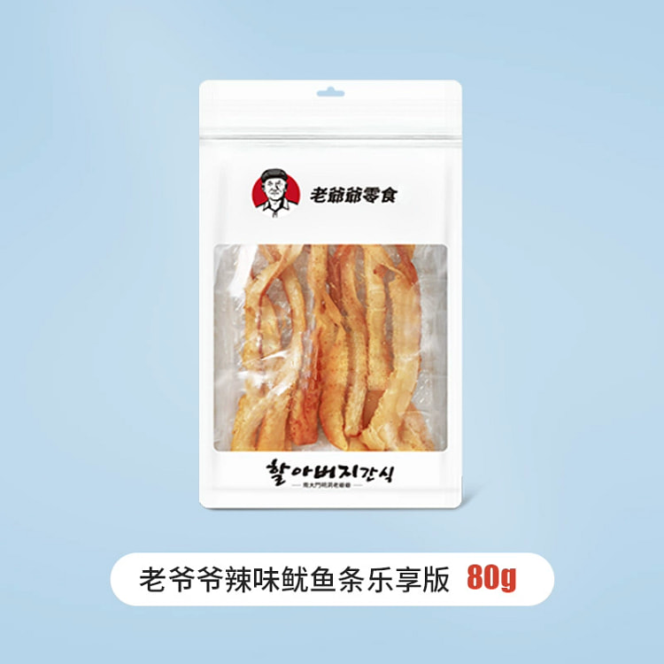 南大门明洞老爷爷辣味鱿鱼条80g*1 80 克