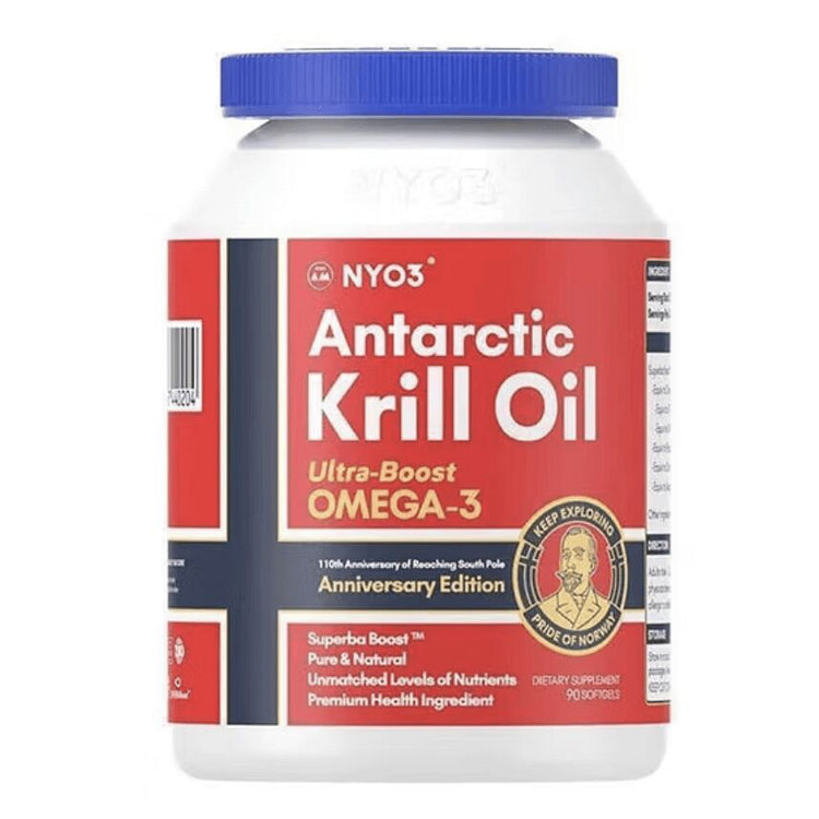NYO3 Antarctic Krill Oil 90 Capsules 1 bottle