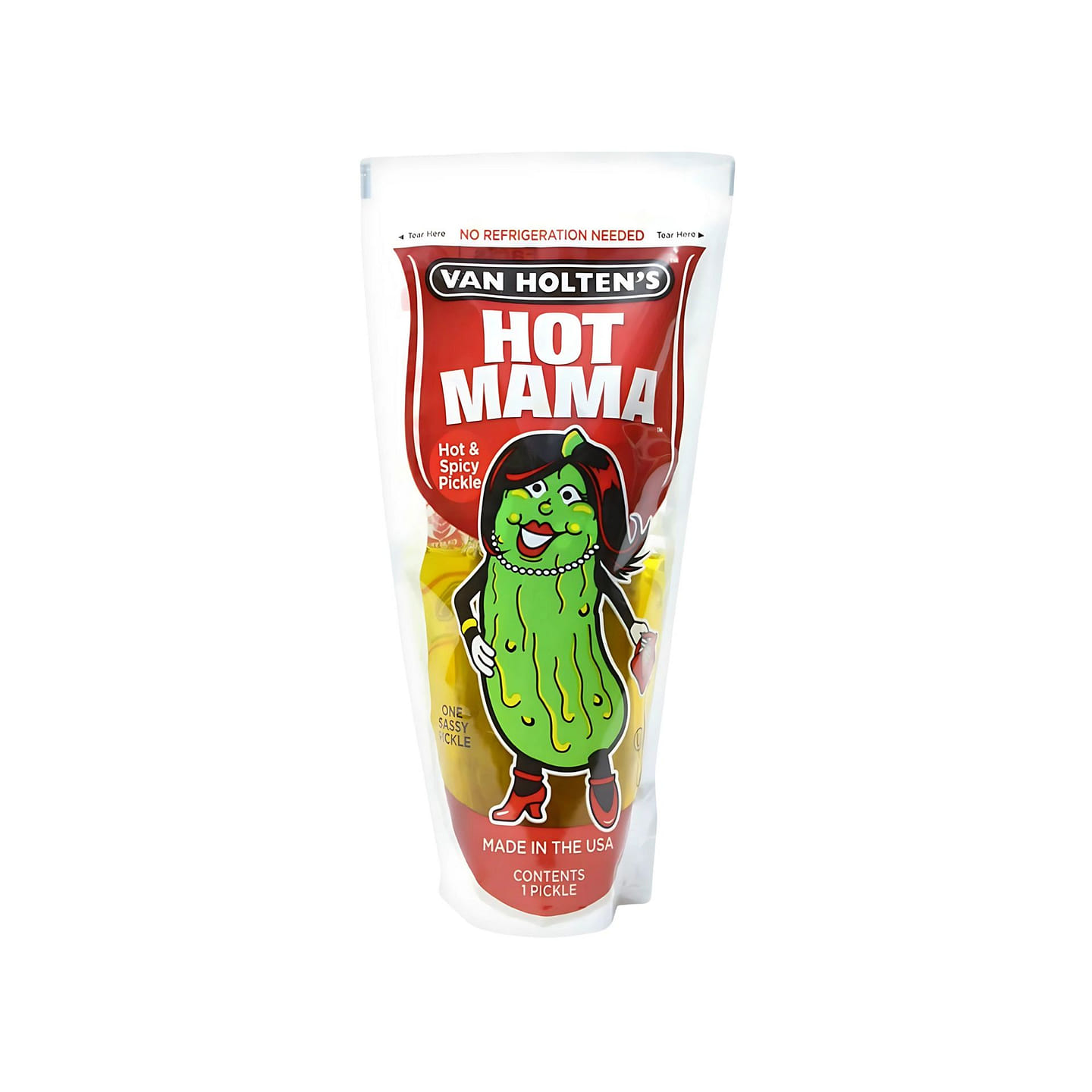 Van Holten’s Hot Mama Hot Pickle in a Pouch (USA) 1 each