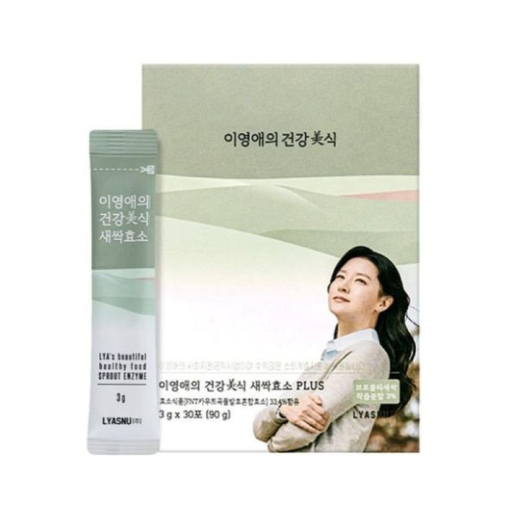 李英爱发芽酵素粉每日服用 3 克