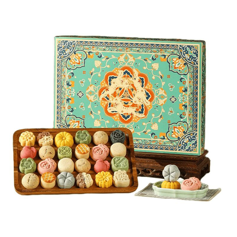 24 Solar Terms Pastries Small Mooncakes Gift Boxes 538 g