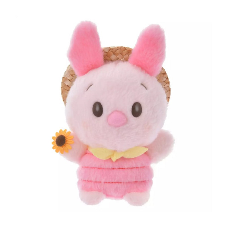 ピグレット ぬいぐるみ うるぽちゃちゃん 麦わらお帽子