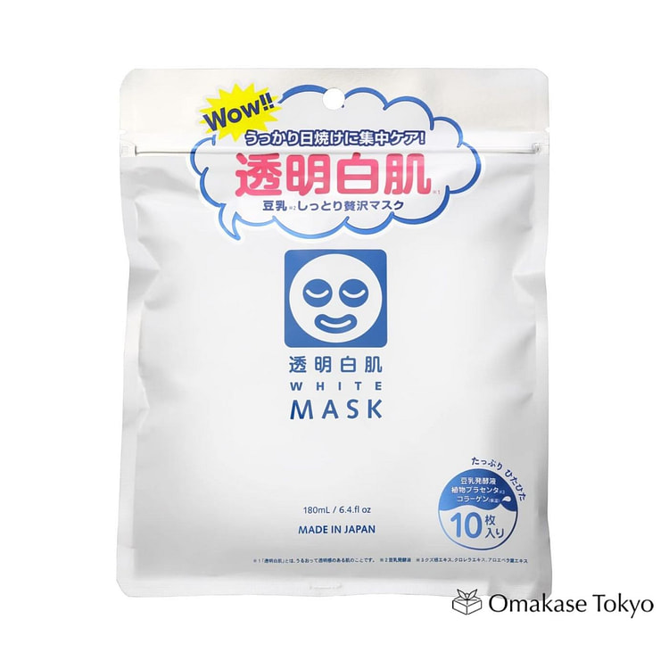 Toumei Shirohada 胶原蛋白面膜 10 片
