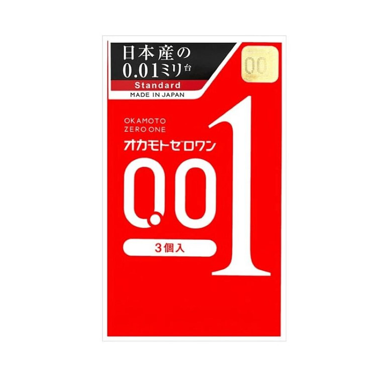 OKAMOTO 001 (Standard) 3 pc x1 pack 1 each