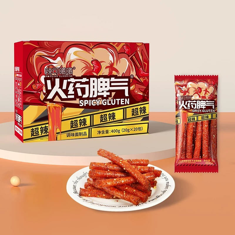 Super spicy snack, spicy strips 400 グラム