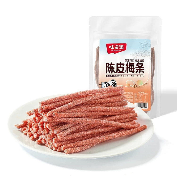 优品荟-味滋源陈皮梅条青梅话梅棒蜜饯果干85g
