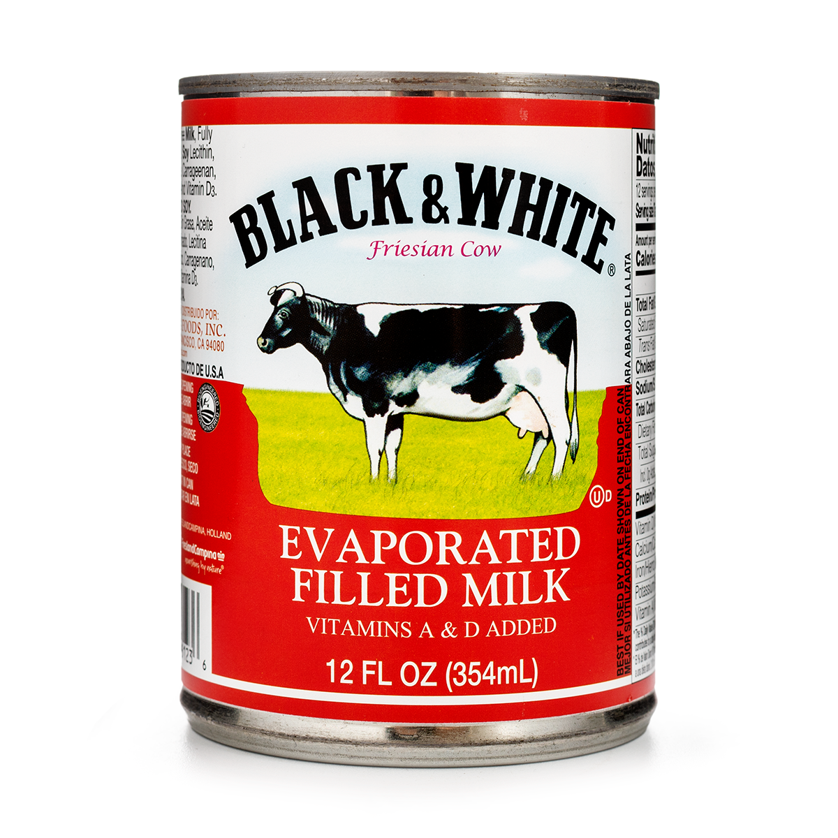 黑白淡奶 保温瓶 202505 Black & White Evaporated Milk (354mL) ｜ 大统华超级市场