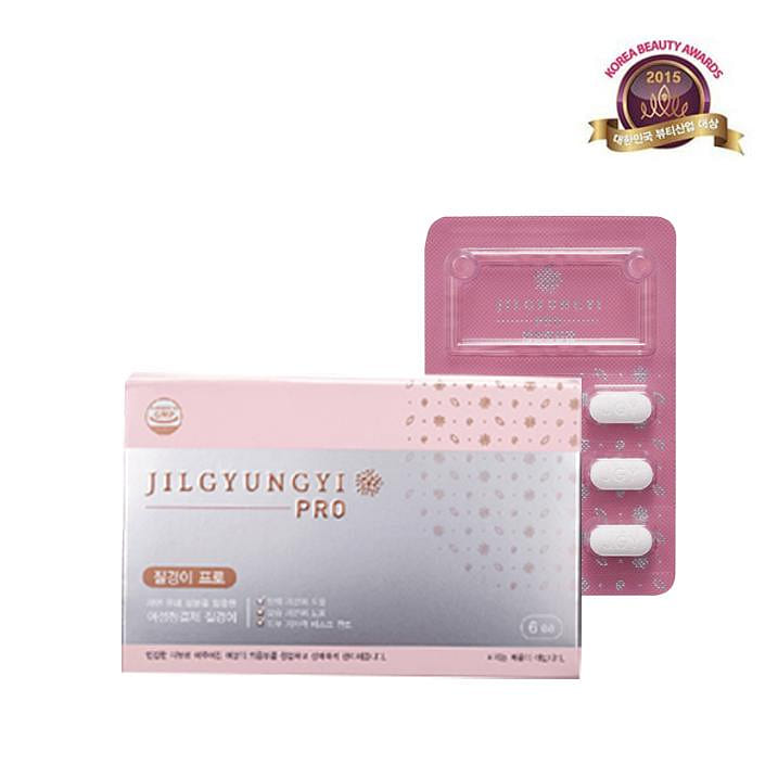 Jilgyungyi Feminine Vagina Total Health Cleanser 6 tablets 1 box