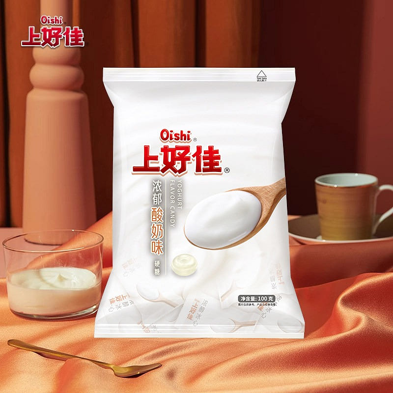 Oishi hard candy yogurt flavor 100g 100 g