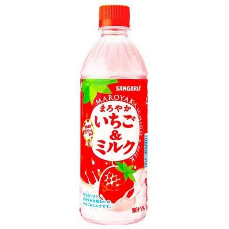 三佳利 草莓牛奶饮料 500ml 1 瓶