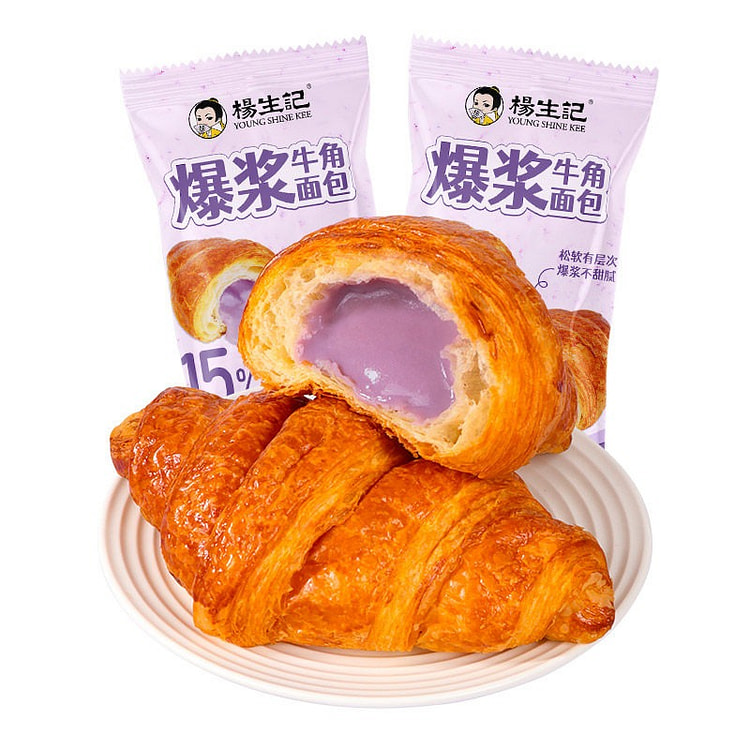 2个 杨生记爆浆 牛角面包香芋味 150 克