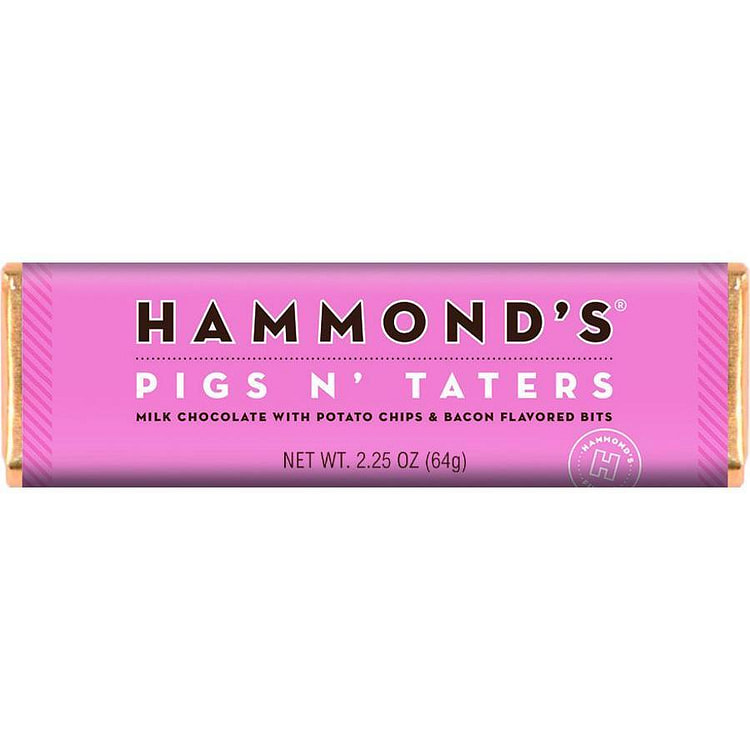 Hammond's Pigs Tater Bacon Milk Choc 12ct 1 each
