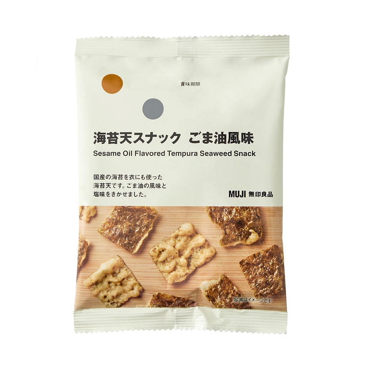 Muji Sesame Nori Tempura 18g 1 each