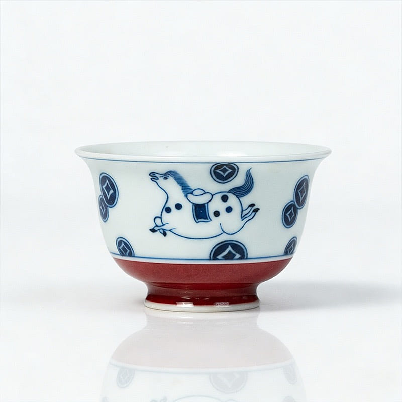 Fortune on Horseback Vintage Gongfu tea cup 60 ml 1 count