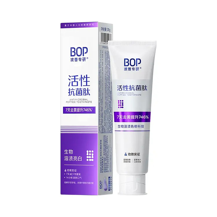 BOP活性抗菌美白牙膏120g 1 份