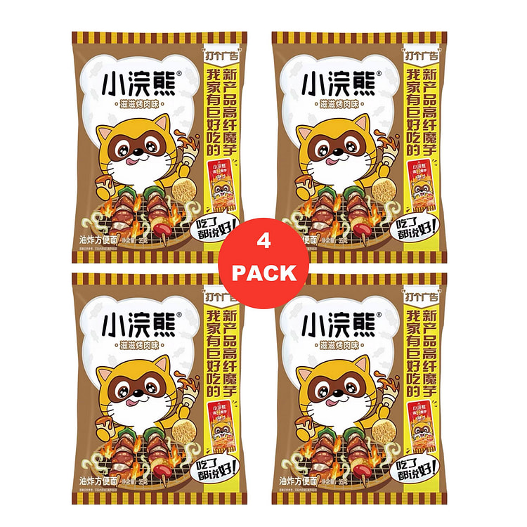 Crispy Noodles, Barbecue Flavor(4 pcs) 140 g
