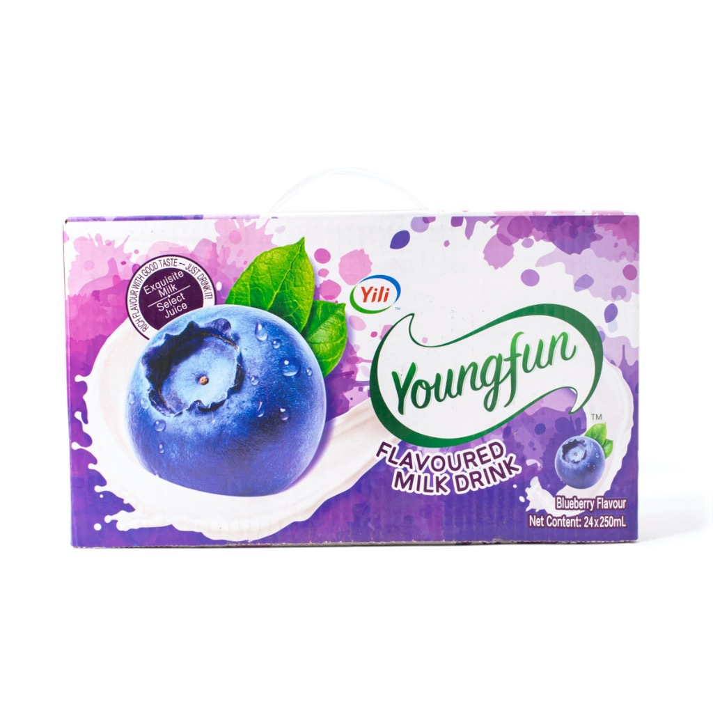 Get Yili Youngfun Flavored Milk Drink Blueberry Flavor Delivered