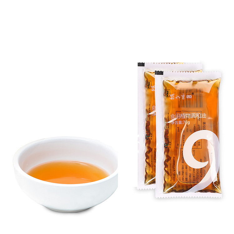蜀九香 火锅香油火锅用蘸料香油碟芝麻70g*2袋