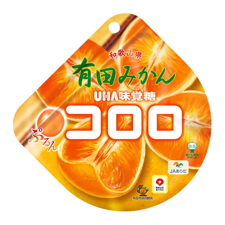 悠哈味觉糖  全天然果汁软糖 和歌山有田橘子味