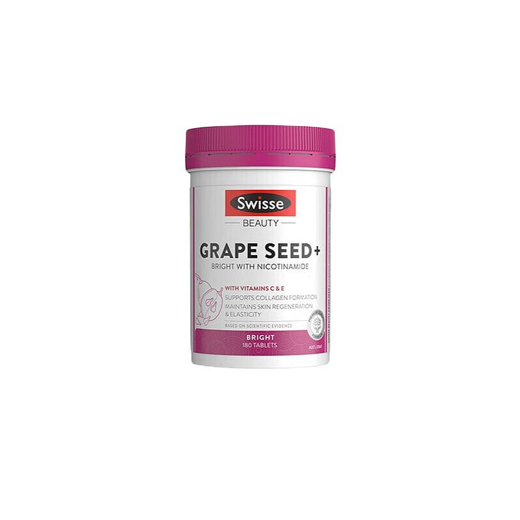 Swisse Grape Seed Niacinamide 180 Tablets/Bottle