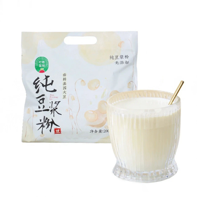 叮咚定制纯豆浆粉 营养早餐20g*10条