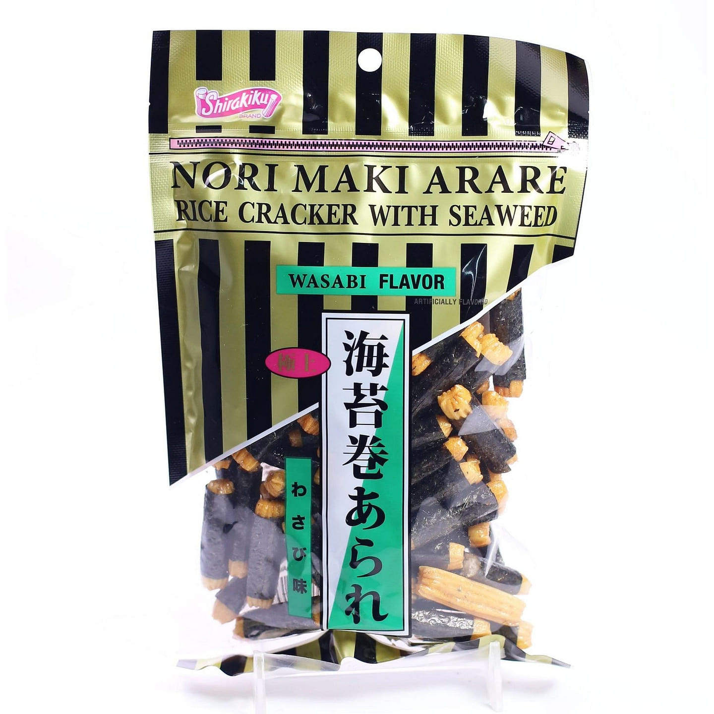 Shirakiku 海苔卷 芥末味米饼 3 盎司 1 份
